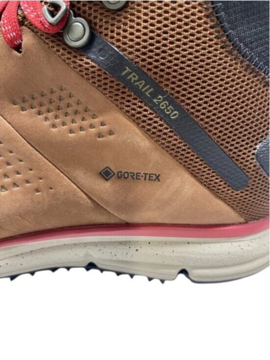 NEW DANNER Mens Trail 2650 Mid GTX Hiking Shoes Size 9.5 EE Brown, Red main image 3